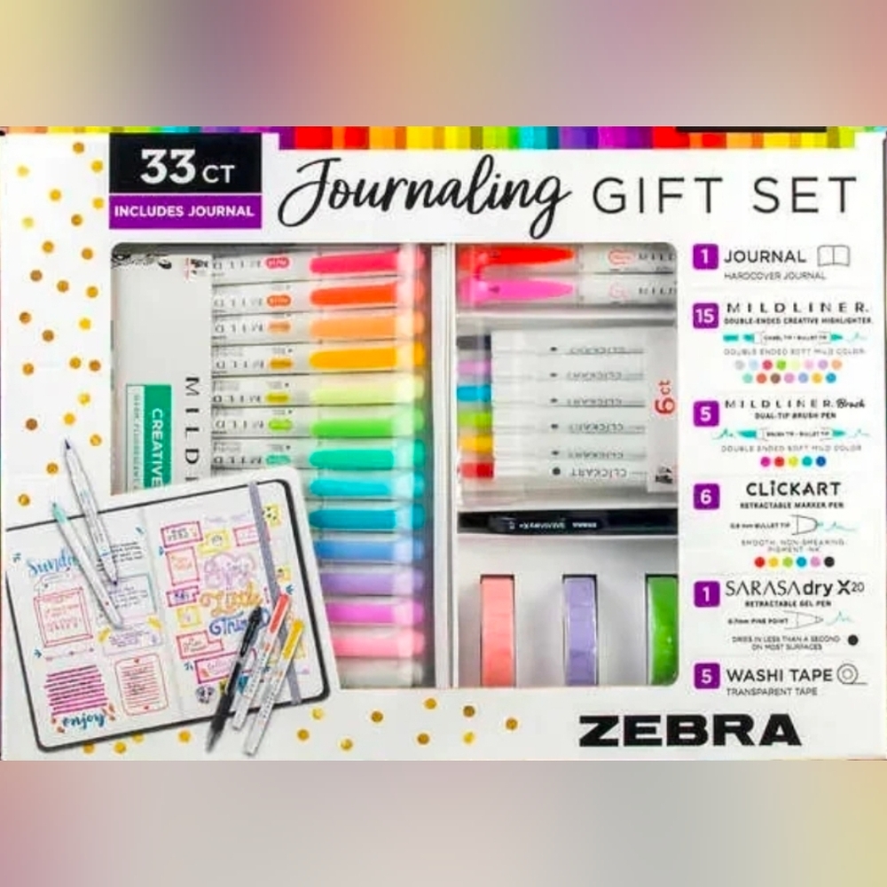 Zebra Journaling 33 Ct. Gift Set - Gently Used